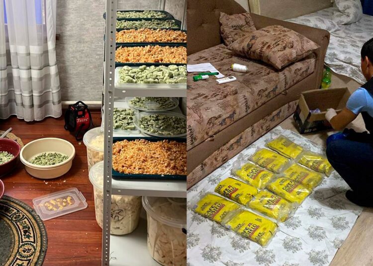 В Астане и Алматы ликвидировали три крупные нарколаборатории