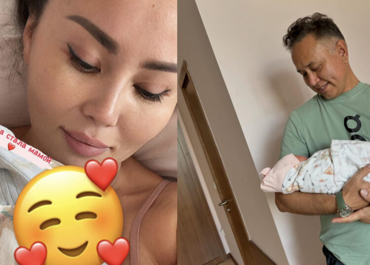 Баян Алагузова стала мамой в третий раз