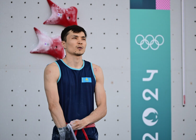 Скалолаз из Казахстана побил олимпийский рекорд