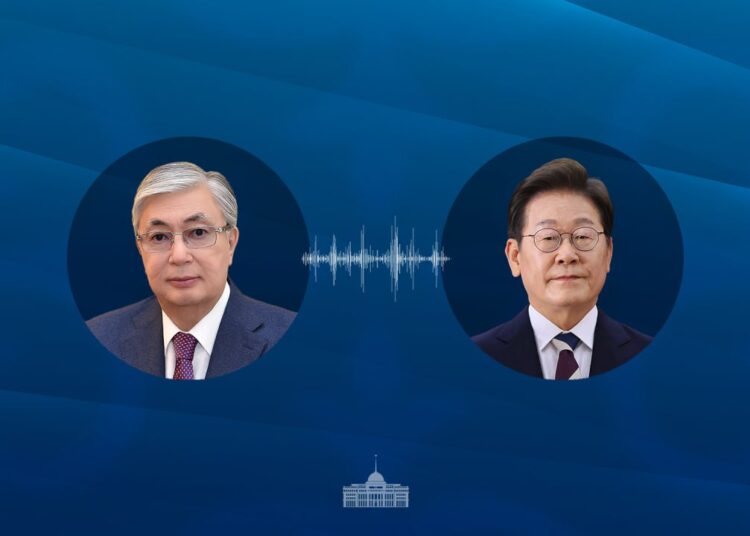 Токаев и президент Южной Кореи обсудили укрепление партнёрства