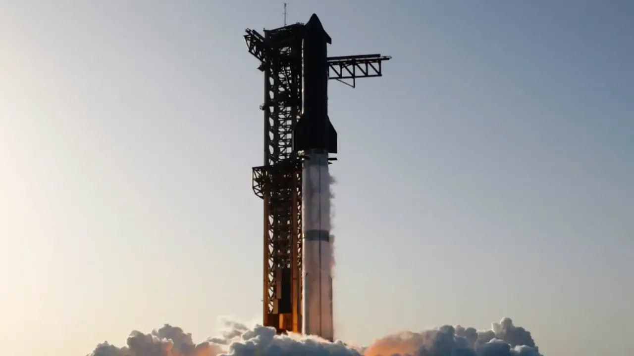 Starship Илона Маска успешно вышел на орбиту, но завершил полёт в Индийском океане