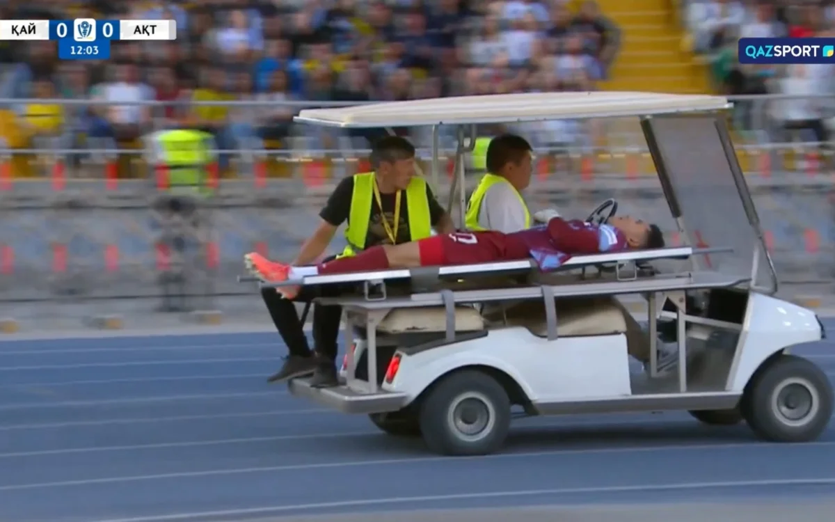 Наш герой: вратарь «Кайрата» Темирлан Анарбеков выбыл из строя из-за перелома челюсти