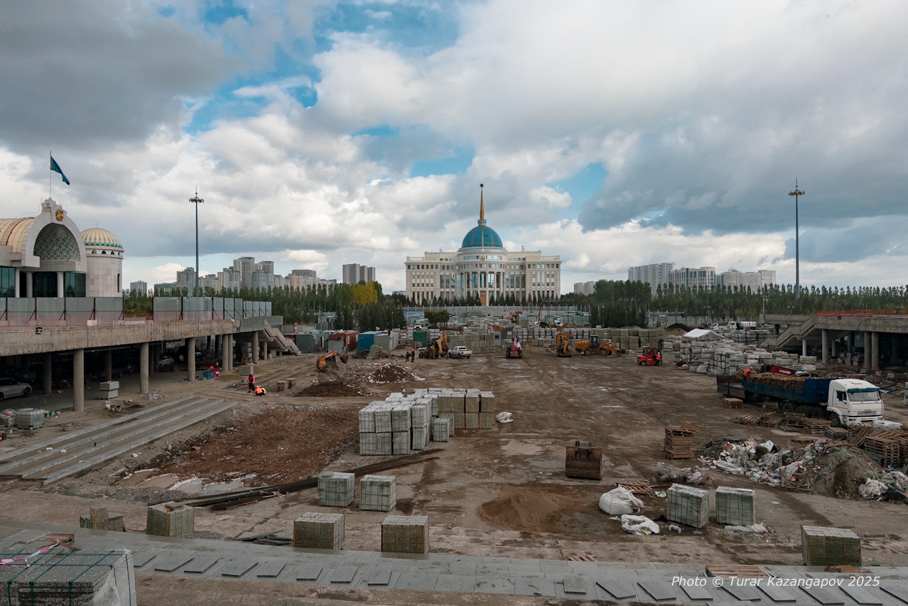 Масштабная реконструкция у Акорды: Астана обновляет сердце столицы