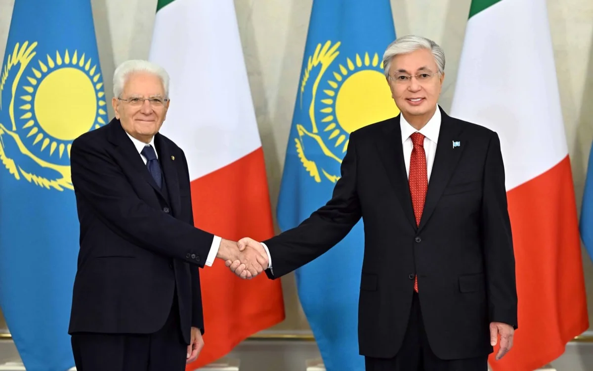 Токаев и Маттарелла обсудили укрепление сотрудничества Казахстана и Италии