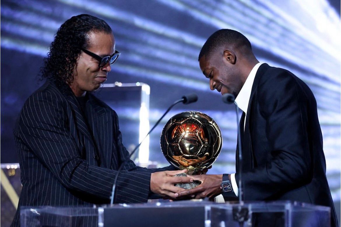 Дембеле и Бонмати получили «Золотой мяч» 2025 года