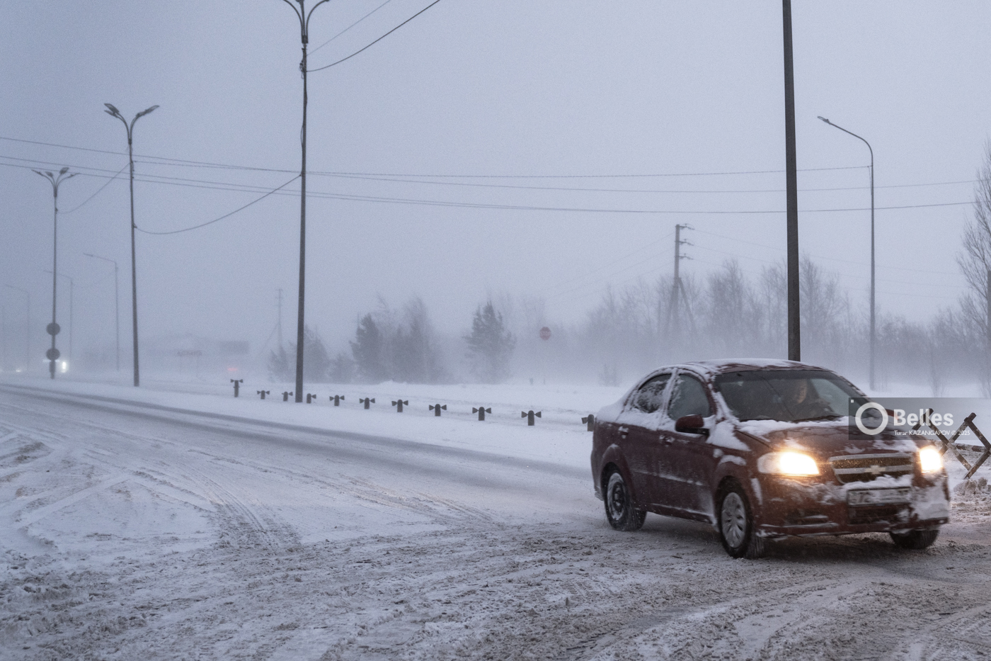 На севере Казахстана закрыли участки республиканских трасс