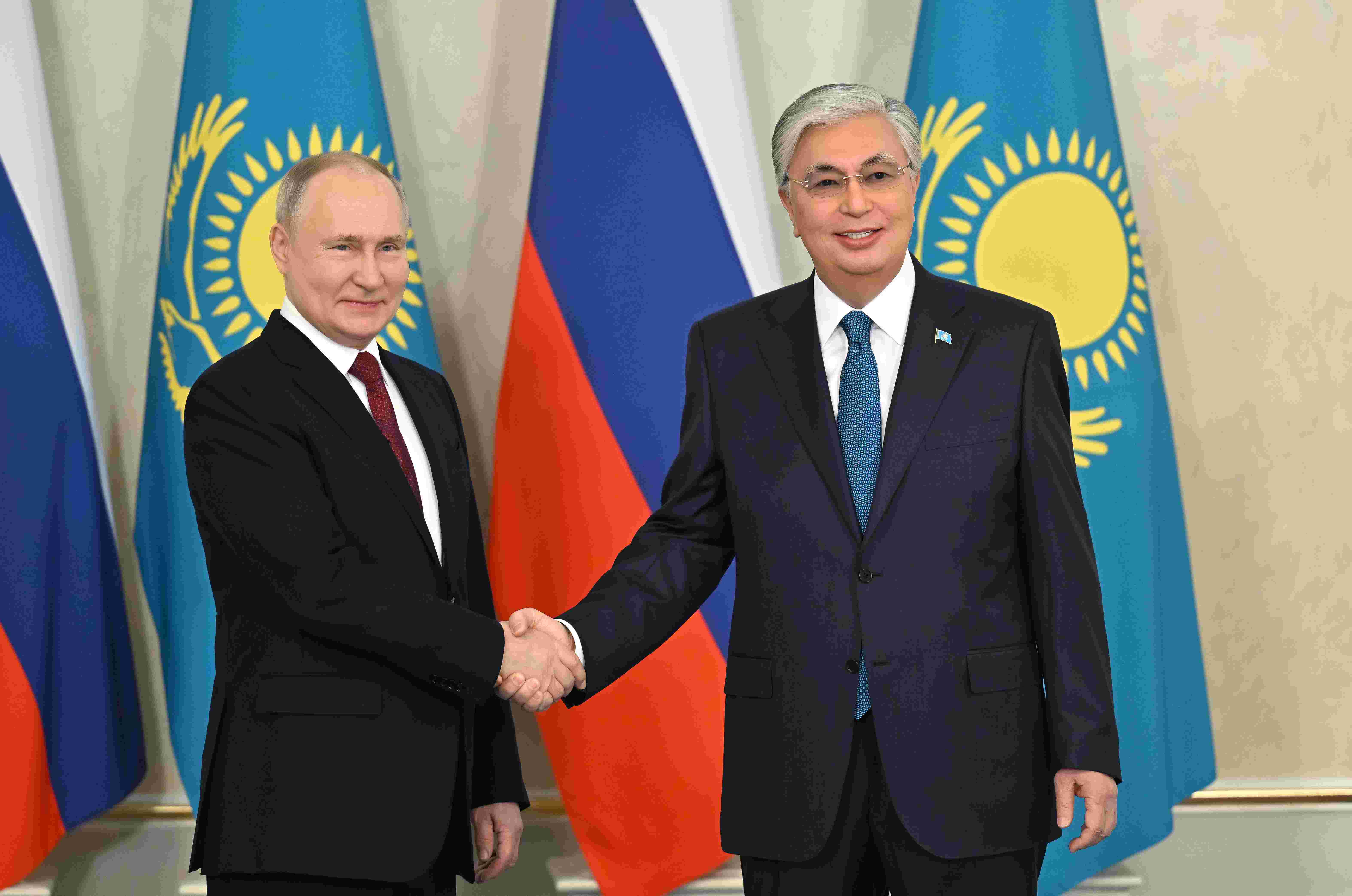 Путин посетит Казахстан в мае по приглашению Токаева