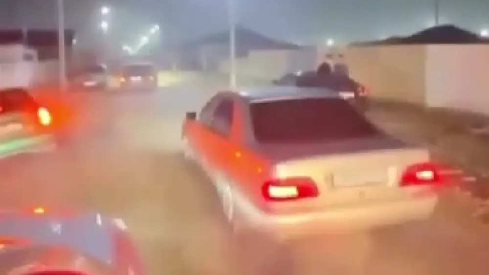 Свадебный кортеж устроил беспредел на дорогах Мангистау