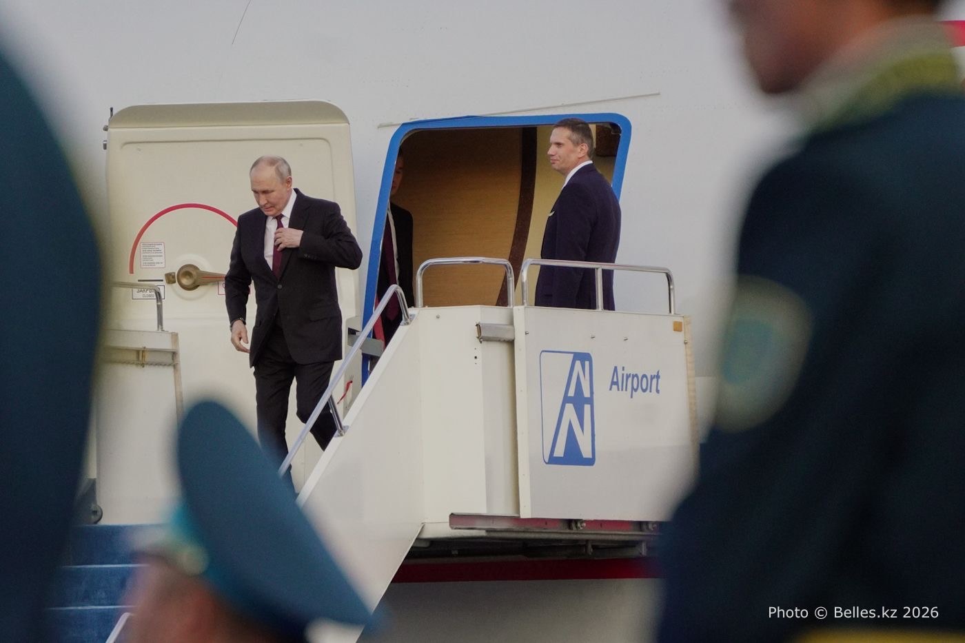 Владимир Путин прилетел в Астану